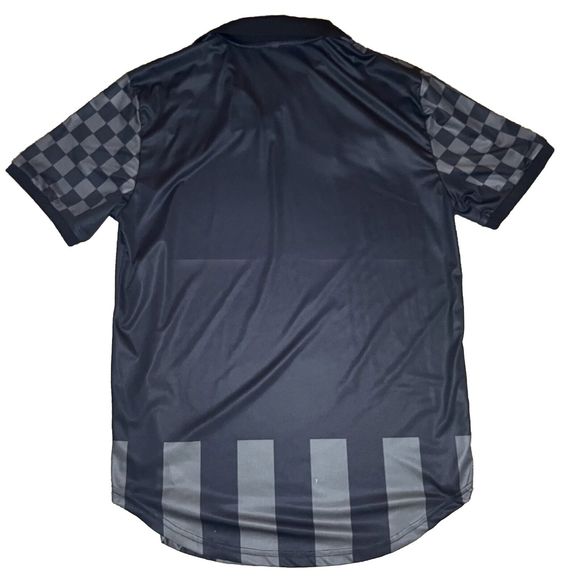 Soccer Jersey Rare Prototype 116 One One Six Black Grey Medium One Of A Kind LNC - Picture 6 of 10